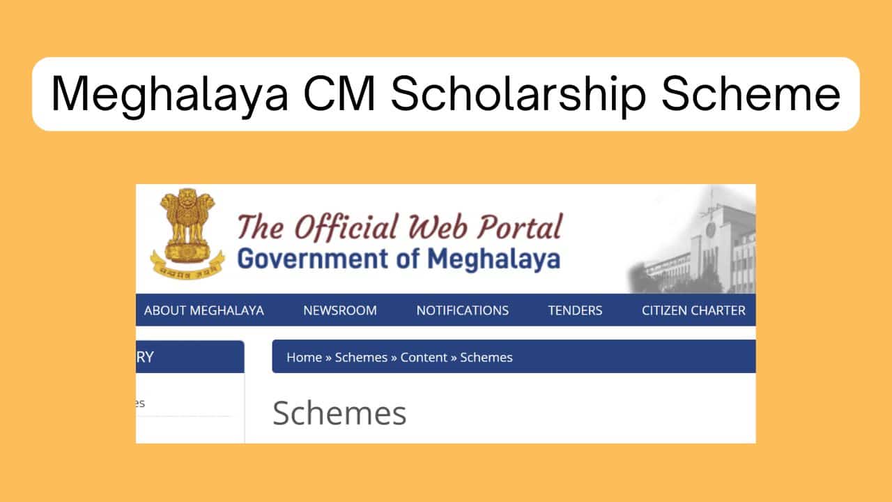 Meghalaya CM Scholarship Scheme-min